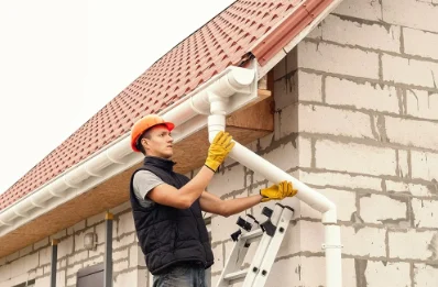 Pose et remplacement de gouttières à Escaudœuvres